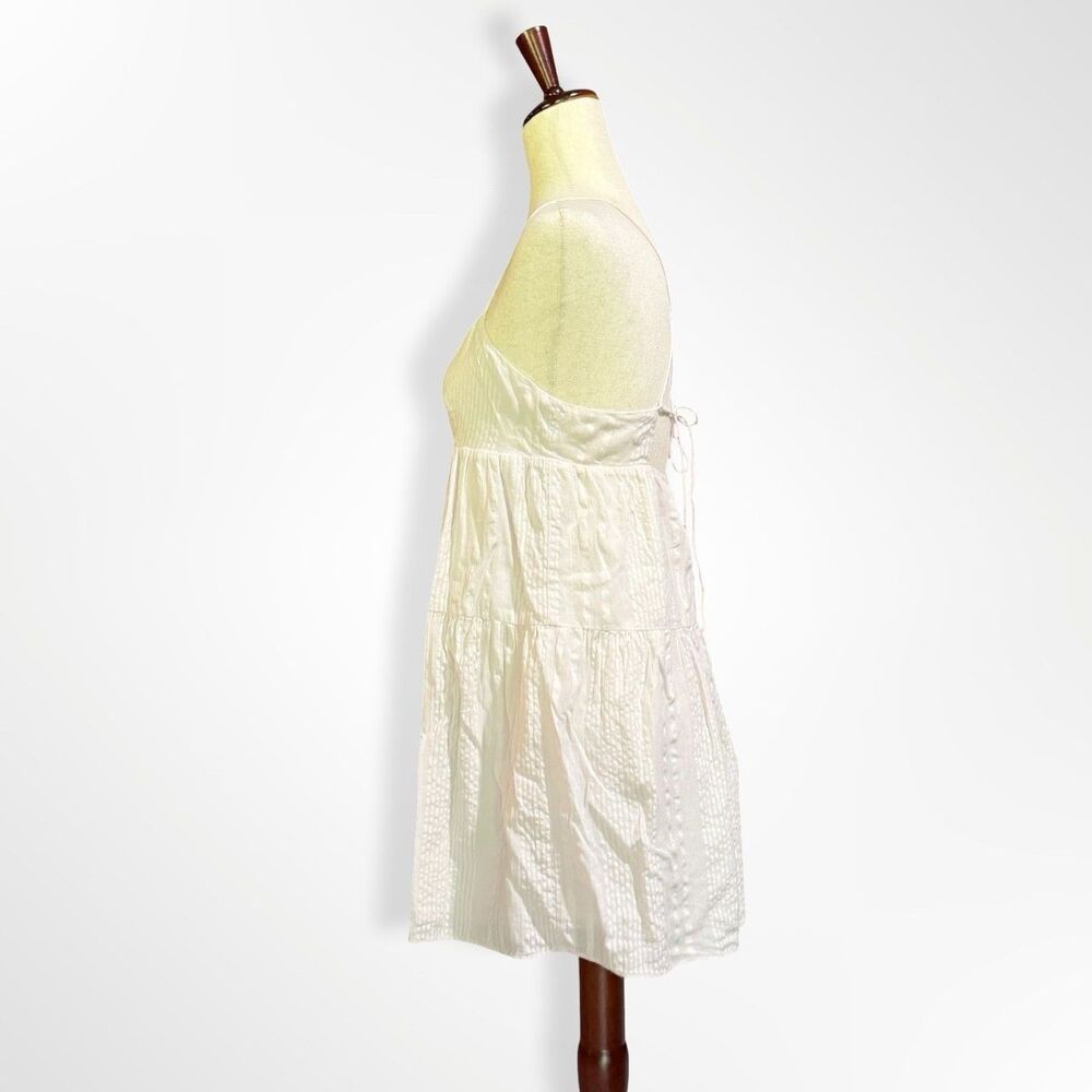 Sunday Best Aritzia White Baby-doll Jasper Mini Dress, S Summer Sundress - Picture 5 of 8